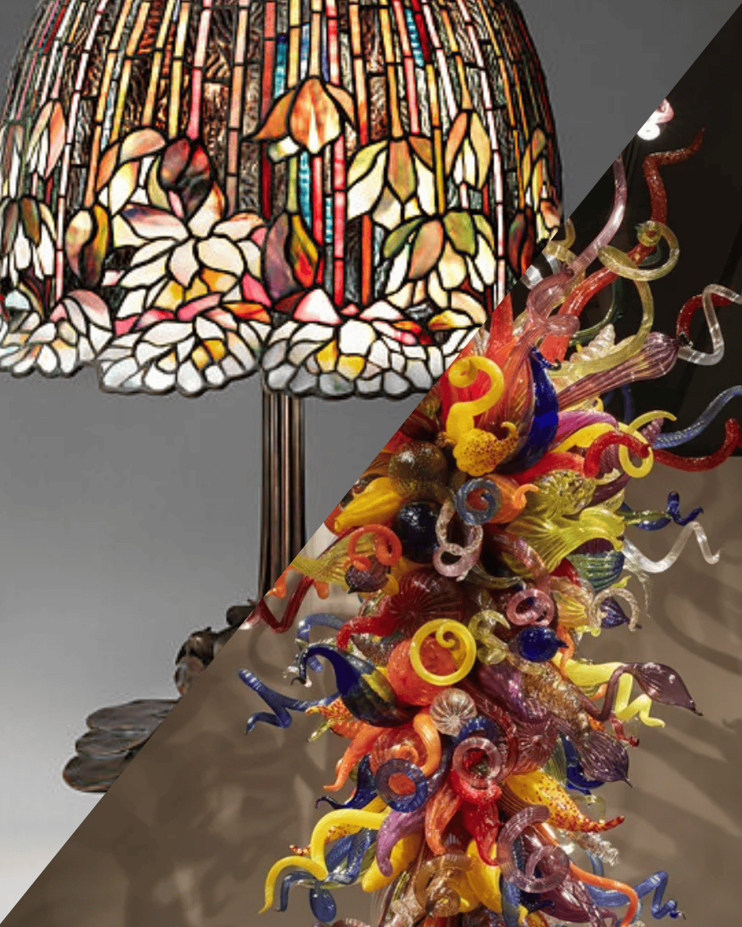 tiffany to chihuly glass virtual sq
